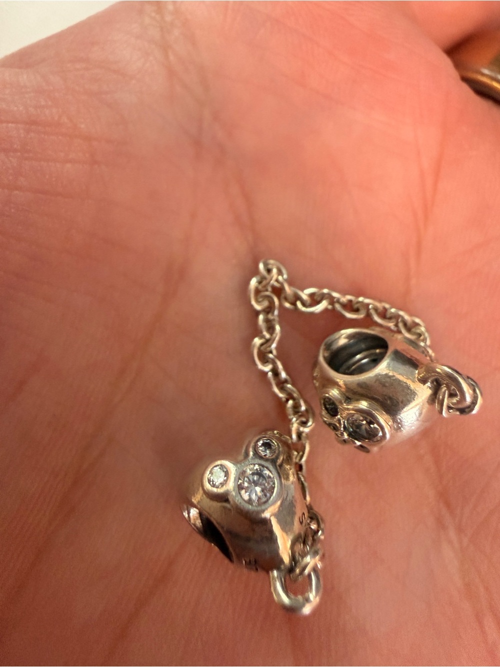 Pandora Disney safety chain for charm bracelet- RETIRED